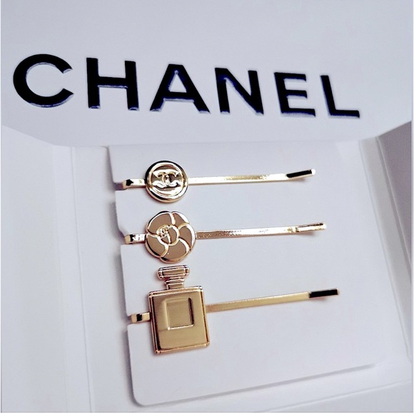 CHANEL HAIRPIN ACCESSORY COCO MADEMOISELLE LIMITED EDITION 3 SET - Picture 1 of 4